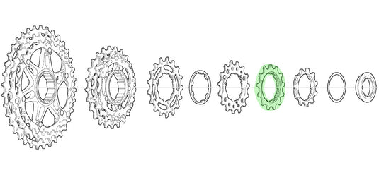 Shimano sprocket 12t for cs-m771-10 bl