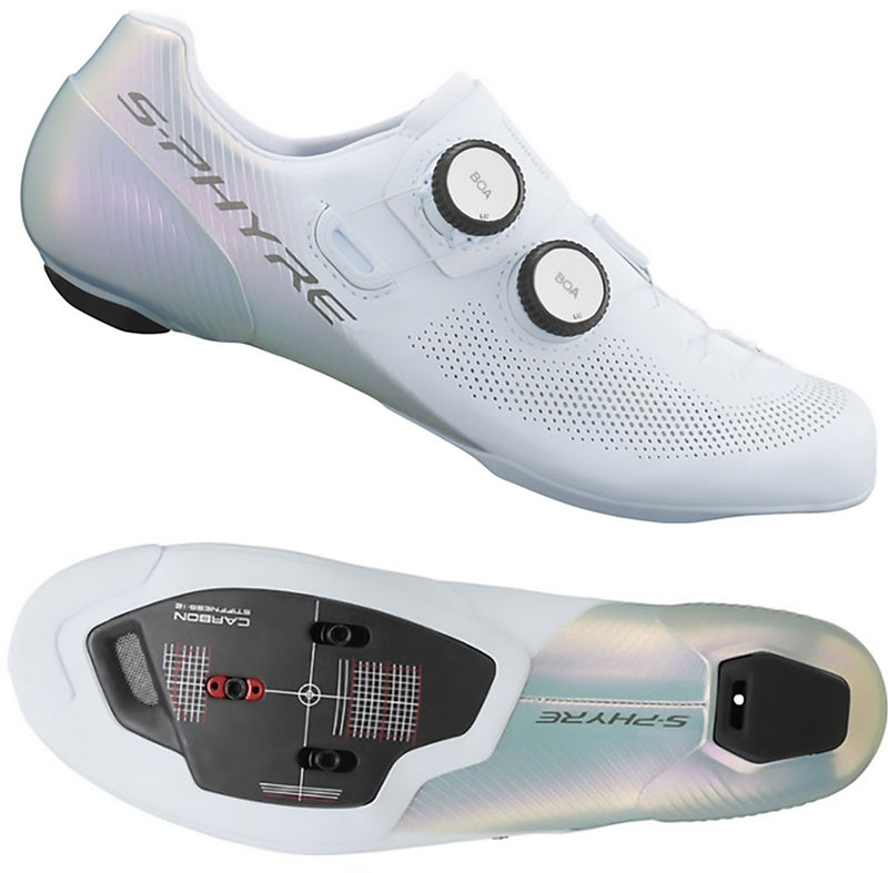 Load image into Gallery viewer, Shimano sh-rc903 s-phyre white - women's road bike shoes
