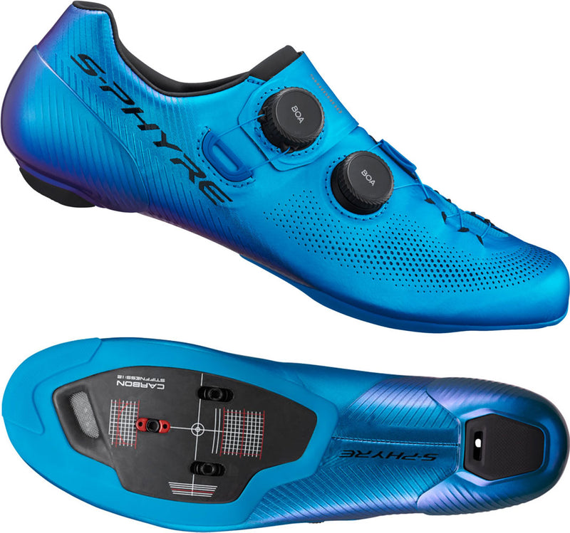 Load image into Gallery viewer, Shimano sh-rc903 s-phyre blue - road bike shoes
