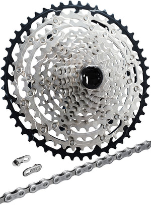 Shimano slx cn-m7100+cs-m7100 12-speed wear and tear set | 10-45t