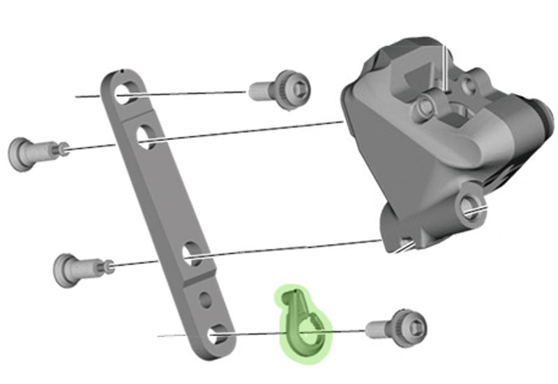 Load image into Gallery viewer, Shimano stop-ring for flat-mount
