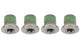 Shimano xt slx chainring bolts inside