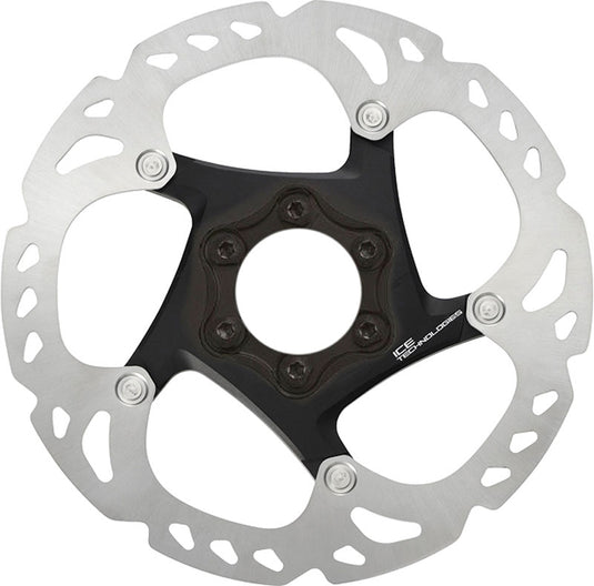 Shimano remschijf deore xt 160mm 6-gaats zilver zwart