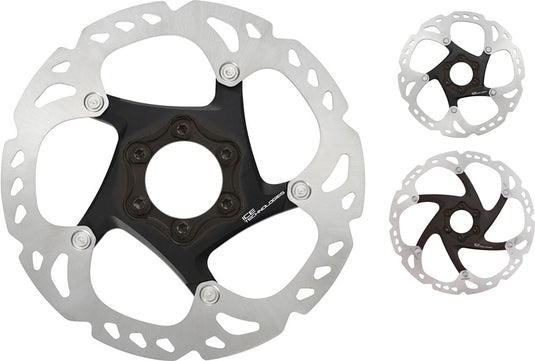 Shimano remschijf deore xt 160mm 6-gaats zilver zwart
