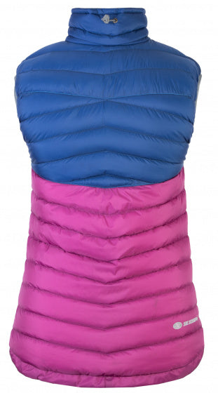 bodywarmer Atol dames polyester blauw roze mt XL