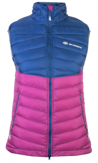 bodywarmer Atol dames polyester blauw roze mt XL