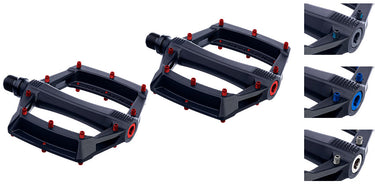 Sixpack racing menace comp pedals | stealth black
