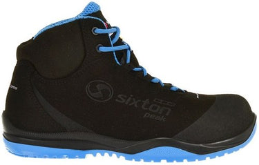 Sixton peak 91370-01 cuban hoog s3 src esd | zwart blauw | maat 43 - 00.091.104.43