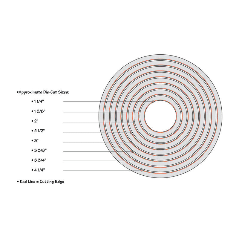 Chargez l'image dans la visionneuse de la galerie, Sizzix • framelits die set circles
