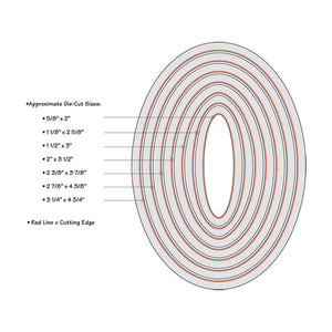 Sizzix • framelits die set ovals