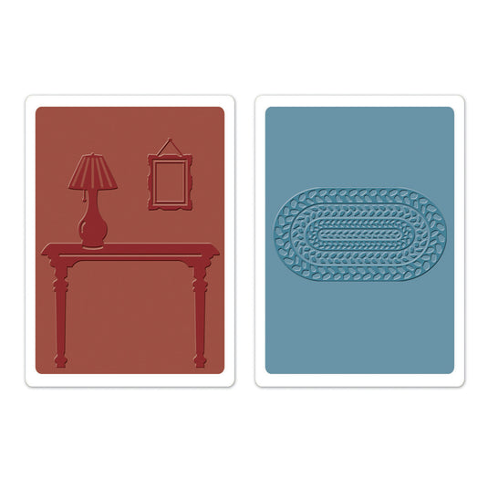 Sizzix • 3d textured impressions embossing sjabloon foyer