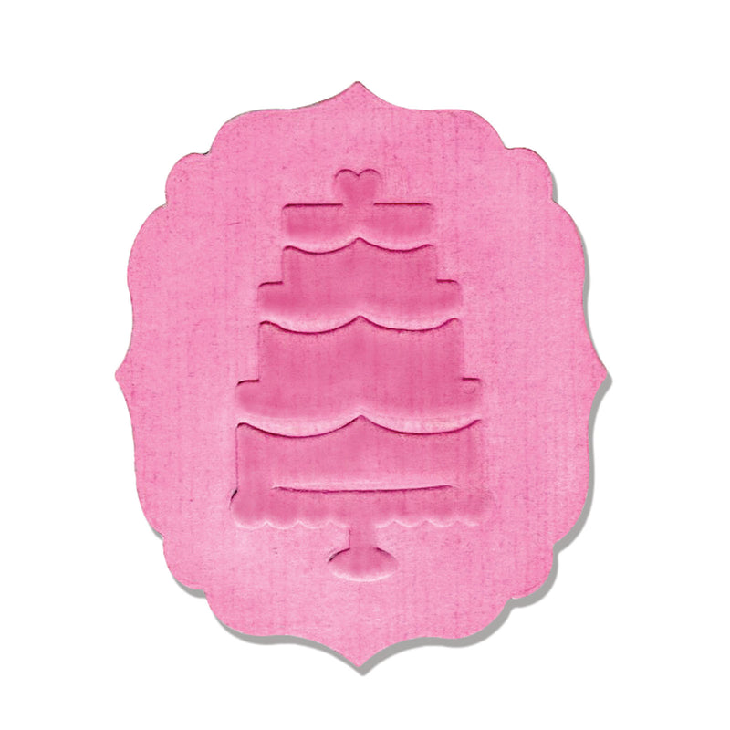 Load image into Gallery viewer, Sizzix • embosslits die label cake
