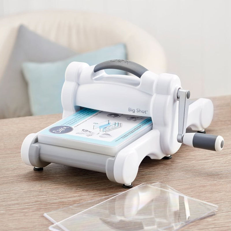 Load image into Gallery viewer, Sizzix • big shot a5 stansmachine wit en grijs
