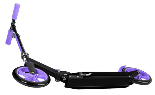 vouwstep 200mm voetrem junior zwart paars