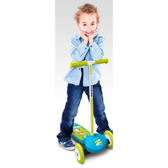 Load image into Gallery viewer, Skids control 3-wiel Kinderstep Voetrem Blauw Groen

