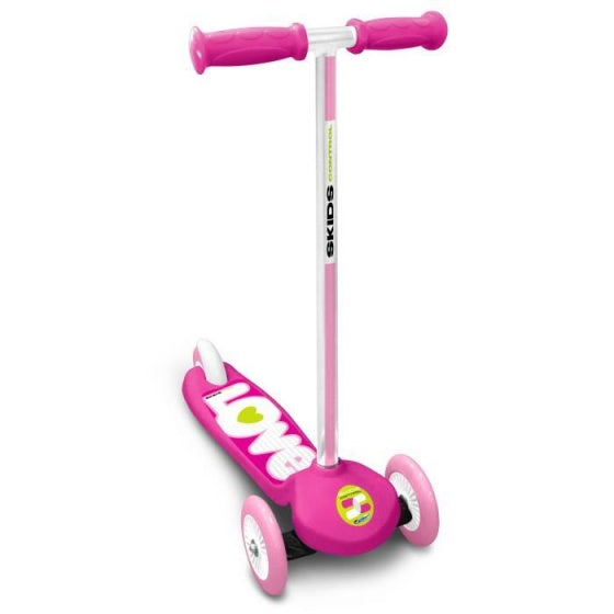 Load image into Gallery viewer, Skids control 3-wiel Kinderstep Voetrem Meisjes Roze

