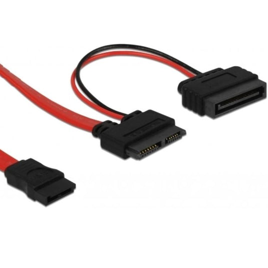 Slim sata naar sata voedingskabel