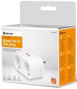 Cargue la imagen en el visor de la galería, Enzo slimme stekker 3600w wifi 2-voudig denver - 6980102
