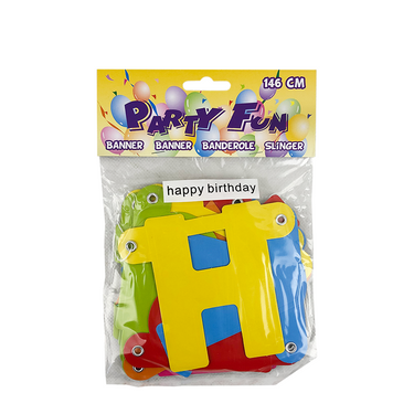 Party casa slinger happy birthday 146cm