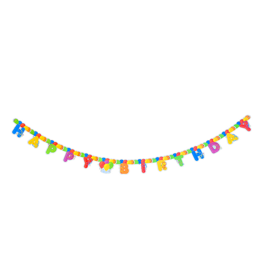 Slinger happy birthday ballonnen 175cm