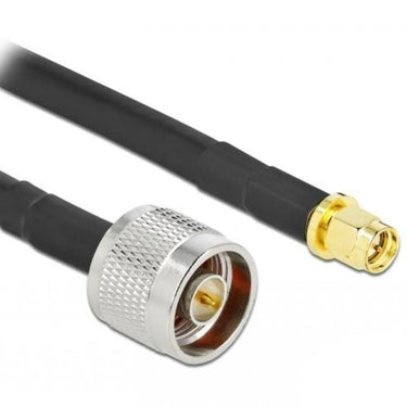 Delock antennekabel n stekker > sma stekker lmr cfd300 (zwart, 10 meter)