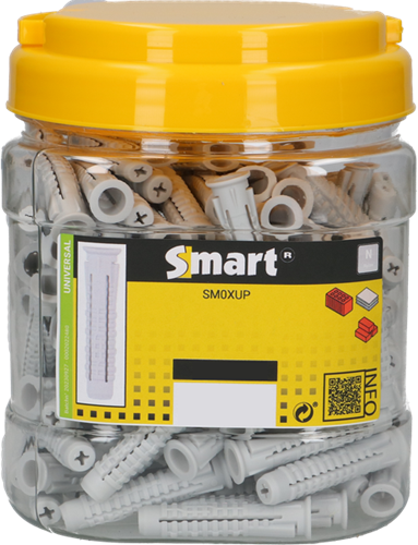 Afbeelding laden in galerijviewer, Pgb-europe smart nylon universeelplug | xup 8x40 250 - sm0xupn00080040n
