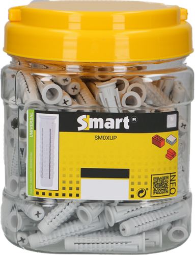 Afbeelding laden in galerijviewer, Pgb-europe smart nylon universeelplug | xup 8x40 250 - sm0xupn00080040n
