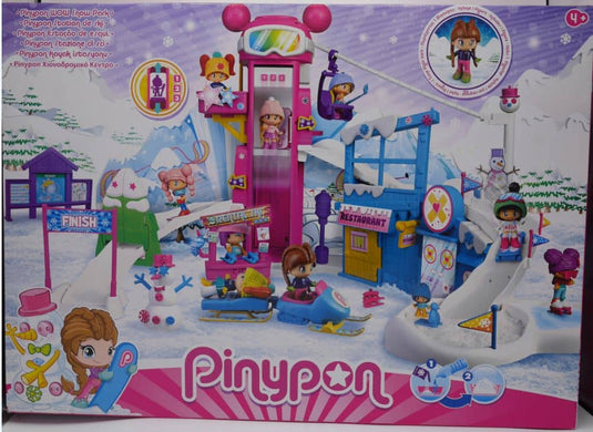 Famosa pinypon - sneeuw park met 40 accessoires en 1 speelfiguur