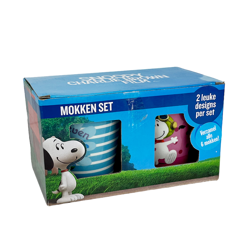 Chargez l'image dans la visionneuse de la galerie, Snoopy mokkenset 250ml 2-delig
