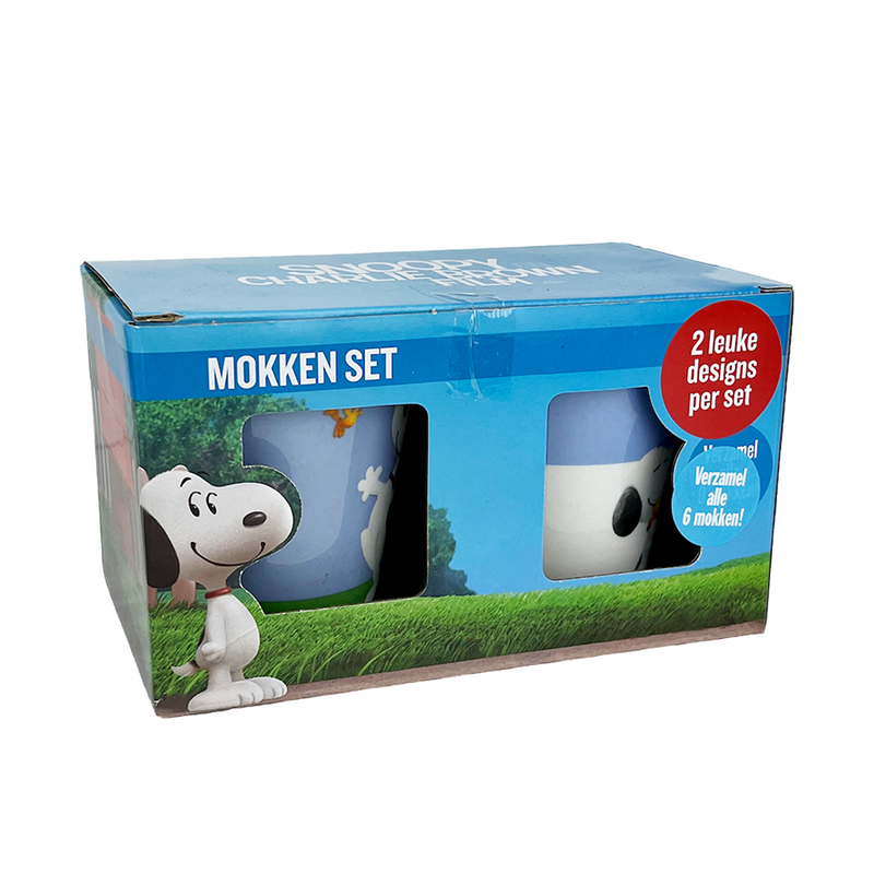 Chargez l'image dans la visionneuse de la galerie, Snoopy mokkenset 250ml 2-delig
