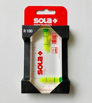 Sola architecten waterpas 100x50x15mm r 100 op kaart (kim waterpas) - 01622120