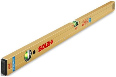 Sola azm100 alu blokwaterpas | 100 cm | 2 libellen | 0,5mm m | magnetisch - 01821301