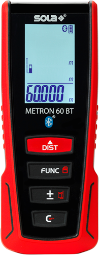 ギャラリービューアに画像をロードする, Sola laserafstandsmeter metron 60 bt 0,05-60m, nauwkeurigheid + -1,5mm - 71027101
