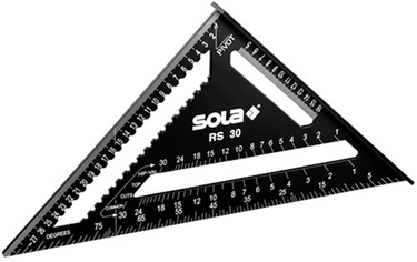 Sola metrische winkelhaak 30cm zwart - 56160201