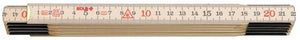 Sola vouwduimstok hout 2mtr 10-ledig h2 10, naturel, eg-klasse 3 h2 10 sb (h59-2-10) - 53010201 - 53010201