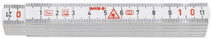 Sola vouwduimstok kunststof 1mtr 10-ledig wit, wit, eg-klasse 3 hkm1 10w sb - 53031301 - 53031301