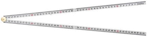 Sola vouwduimstok kunststof 2mtr 10-ledig wit, wit, eg-klasse 3 hk2 10w sb - 53030201 - 53030201