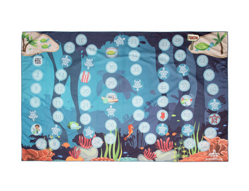 Soobluu strandlaken - game - 100x160cm
