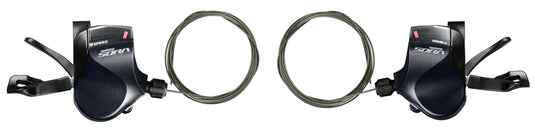 Shimano sora sl-r3000 2x9-speed flat bar shift lever set