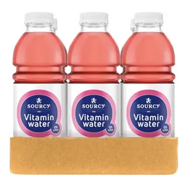 Sourcy vitaminwater framboos granaatappel vitaliteit (6x 1ltr)