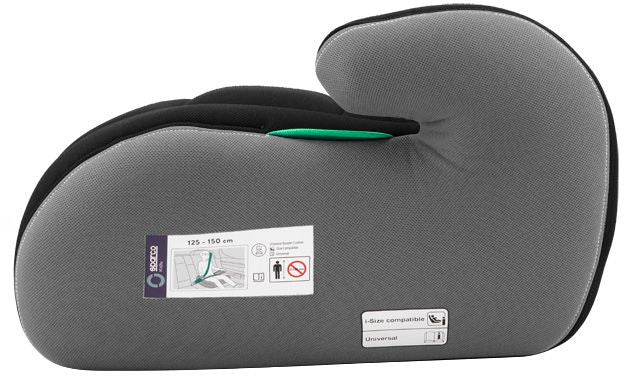 Load image into Gallery viewer, Sparco F100KI zitverhoger i-Size 125-150 cm zwart grijs
