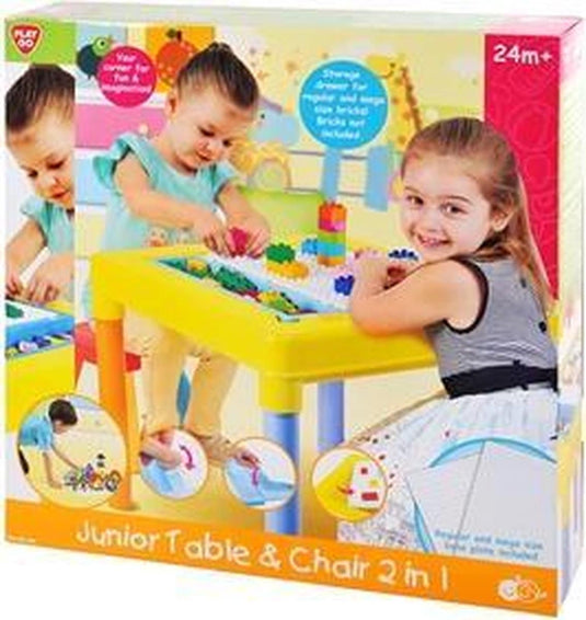 Playgo speeltafel met stoel en opbergbakje