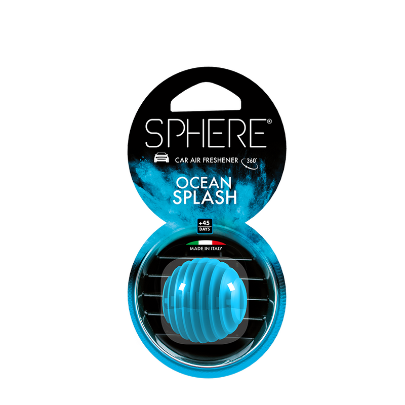 Cargue la imagen en el visor de la galería, Sphere car air freshener ocean splash
