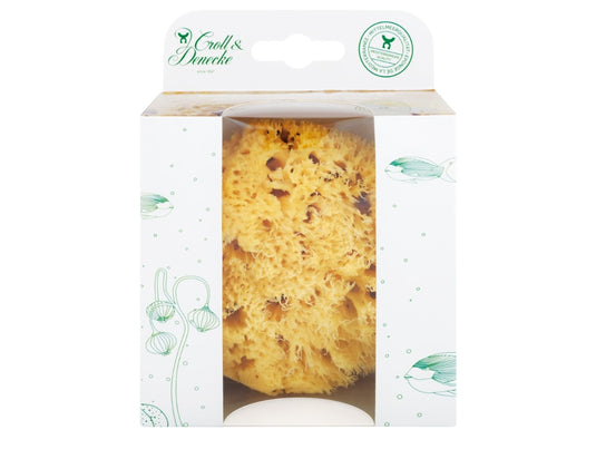 Croll denecke natuur spons in eco cadeau verpakking - maat l