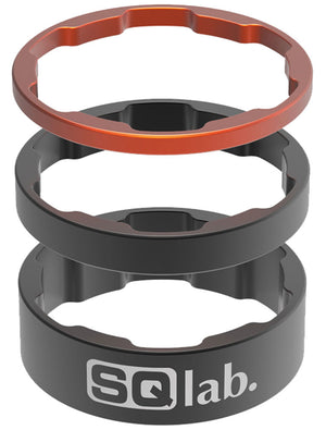 Sqlab 3-piece spacer set for 1 1 8