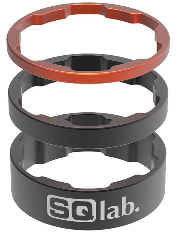 Sqlab 3-piece spacer set for 1 1 8