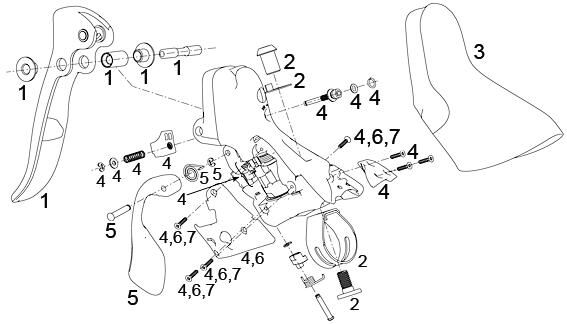 Load image into Gallery viewer, Sram scheibenbremse apex disc brake apex left fr.brake 1300mm
