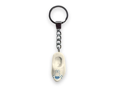 Nijntje sleutelhanger 1 klomp 4 cm wit blauw