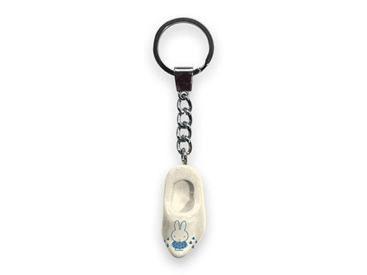 Nijntje sleutelhanger klomp 4cm wit blau