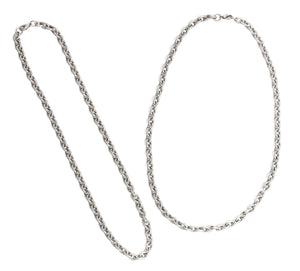 Darice • signed sealed remembered cable chain 457mm ant. silver